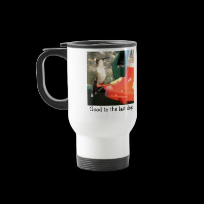 Hummingbird Travel Mug by Birdchick