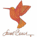 Hummingbird Visit embroidered shirts by Embroidery4U Hummingbird Visit embroidered shirts