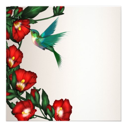 Hummingbird Wedding Invitations