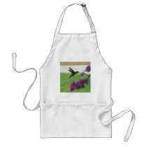 Hummingbird with Orchid aprons