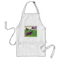 Hummingbird with Orchid aprons