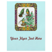 Hummingbirds and Flowers #1 Flyer