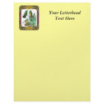 Hummingbirds and Flowers #1 Letterhead Design