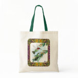Hummingbirds and Flowers #4 Tote Bags