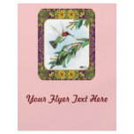 Hummingbirds and Flowers #4 Full Color Flyer