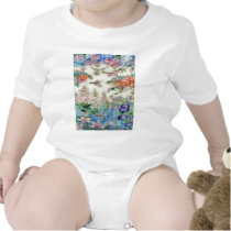Hummingbirds and flowers stained glass WOW Shirts