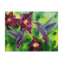Hummingbirds and Lillies Post Card postcards by artbyjolyn Hummingbirds and Lillies Post Card postcards