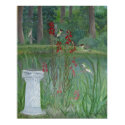 Hummingbirds by the Pond posters