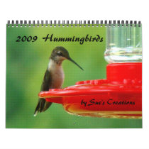 Hummingbirds Wall Calendar