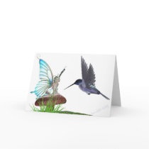 Hummingbirds Card