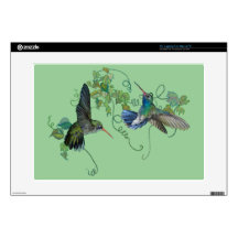 Hummingbirds Flight Laptop Decal