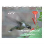 Hummingbirds & Flowers of Louisiana Wall Calendar