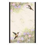 Hummingbirds & Flowers Stationery