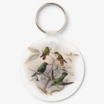 Hummingbirds In Flight keychains