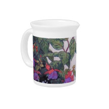 Hummingbirds in Spring Beverage Pitchers
