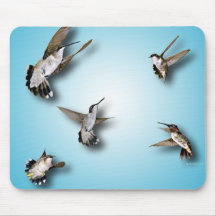 Hummingbirds Mouse Pad
