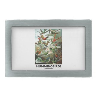 Hummingbirds Rectangular Belt Buckles