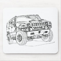Hummr H2 mousepads