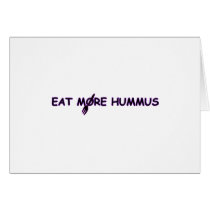 HUMMUS BABY GREETING CARD