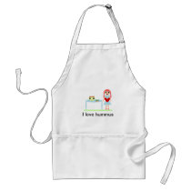 Hummus Love "I love hummus" aprons