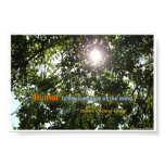 "Humor is the sunshine of the mind" Quotation Poster