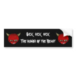 Humor of the beast. bumper sticker