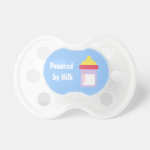 Humor, Powered by Milk Bottle, For babies Baby Pacifiers