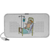 Humor Speaker-goldfish in the IV?