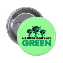 Humor verde, temático extranjero verde pin