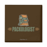 Humorous Backpacking Fridge Magnet
