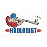 Humorous Baseball Business Card Template