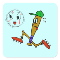 Humorous Baseball T-shirts and Gifts Sticker