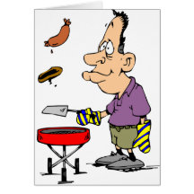 Humorous BBQ Gifts Greeting Card