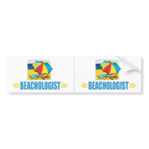 Humorous Beach Lover Bumper Stickers
