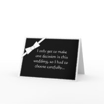 Humorous Best Man Request Card From Groom