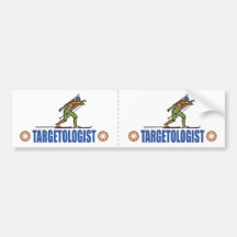 Humorous Biathlon Bumper Stickers