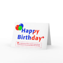 Humorous Big Brother Birthday Card
