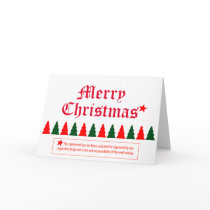 Humorous Big Brother Christmas Card