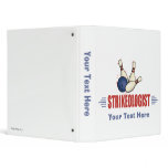 Humorous Bowling Vinyl Binders
