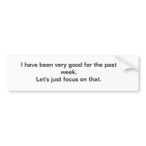 humorous bumper sticker