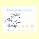 Humorous Business Moving Announcement Postcard postcards