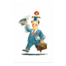 Humorous Businessman posters