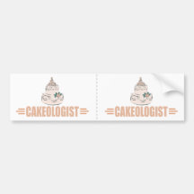 Humorous Cake Decorating Bumper Stickers