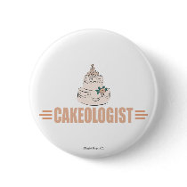 Humorous Cake Decorating Button