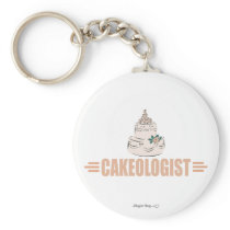 Humorous Cake Decorating Keychains