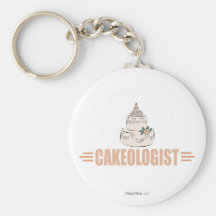 Humorous Cake Decorating Keychains