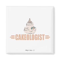 Humorous Cake Decorating Magnets