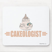 Humorous Cake Decorating Mouse Pad