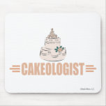 Humorous Cake Decorating Mouse Pad