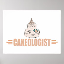 Humorous Cake Decorating Posters